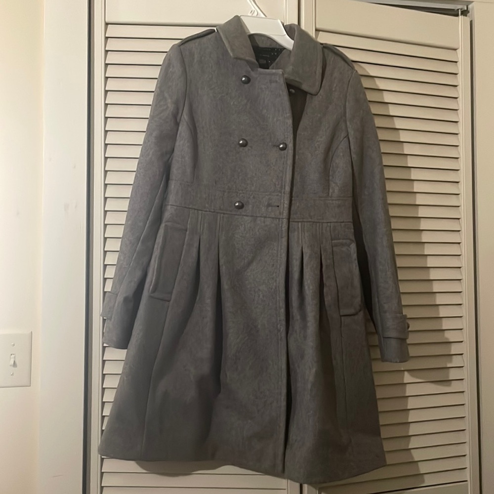 Great Condition - Gray Tommy Hilfiger Pea Coat - Size 6